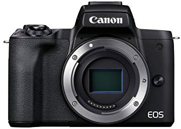 Canon EOS M50 Mark II Body Only (Black) - Powerful mirrorless camera designed for content creators and streamers (4K, Vari-Angle screen, HDMI output, microphone connection, YouTube live streaming)