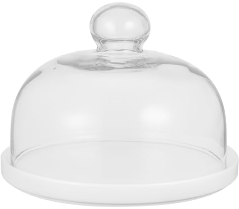 Käseglocke Keramik Kuchen Platte Kuchen Tablett mit Dome Cloche Dome Platte Server Display Abdeckung Pan Abdeckung e Deckel für Tortenglocke