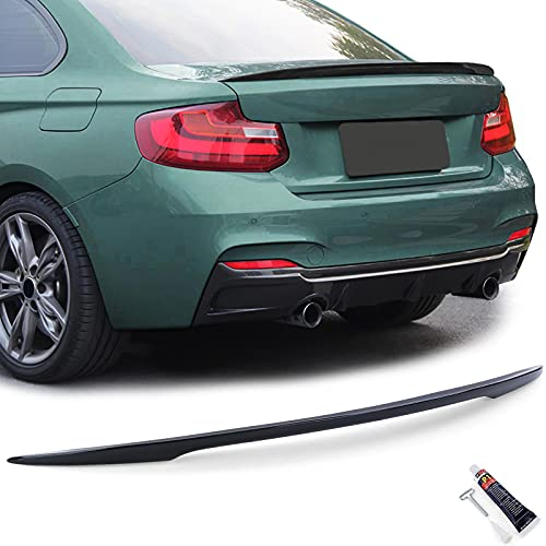 Sport Performance Heckspoiler Lippe Schwarz Glanz passend für BMW 2er F22 Coupe