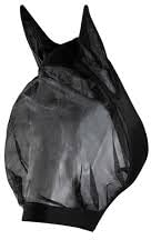 Weatherbeeta - Pferde Augenschutz mit Ohren Deluxe, Stretch (Pony) (Jägerin/Schwarz)