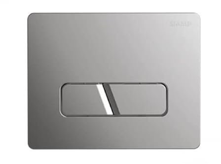 SIAMP Plaque de Commande Cut, chromé Brillant INGENIO