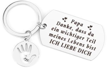 Yilousy Vatertagsgeschenke für Papa, Papa Geschenk, Schlüsselanhänger Papa, Papa Geschenk Weihnachten, Papa Geschenk Geburtstag, Personalisierte Geschenke Papa, Papa Geschenk Vatertag