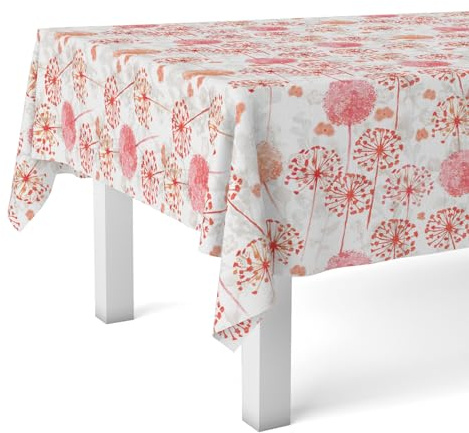 Martina Home Mantel Hule Freda Rojo 140X140 CM