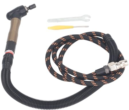 Air Micro Stabschleifer-Set, Luftschleifstift, Drehschalter, 23500 U/min, Ellenbogen-Pneumatik-Schleif- und Polierwerkzeug