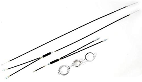 QiaoJun Fahrrad Bremse Kabel,Bremszug Fahrrad Fahrrad-Rad-Werkzeuge Gyro-Bremskabel vorne/hinten Spinner Rotor-Set ausgezeichnete Verarbeitung Verschleißfestigkeit Bike-Zubehör