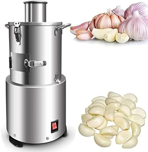 Macchina For Pelare L'aglio Intero Secco Da 200 W,Separatore Elettrico Professionale For Pelare Gli Spicchi D'aglio Da 30 Kg/h,Pelapatate Automatico For Aglio In Acciaio Inossidabile For Uso Domestico