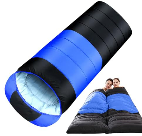 Schlafsack für Camping,Camping-Schlafsäcke - Winterschlafsack | 50°F-68°F Leichter Schlaf-Kompressionssack mit Kordelzug für Outdoor, Wandern, Reisen