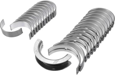 A ABSOPRO Juego De Cojinetes De Biela Principal Y De Biela De Conexión No.11217581009/11247628034 Para Bmw 125I 2006-2013 Cojinete De Biela De Cigüeñal Metal Tono Plateado 26 Piezas