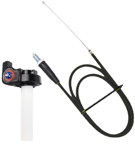 Twist Throttle Set | Sturdy Cycling Throttle Cable | Reusable Handle Grips, Multifunctional Motorcycle Supplies for Outdoor