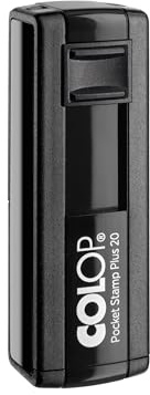 Mister Timbri Timbro Autoinchiostrante Tascabile 38x14mm Rettangolare Personalizzabile - 3 Righe di Testo, Ecologico e Ideale per Dati Aziendali o Firma