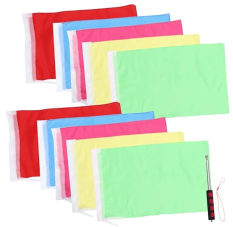 BEBEMOKO Guide Drapeau Portable Acier Inoxydable Drapeau Polyester Rétractable Résistant à Usure Pour Accessoires De Voyage Mât Télescopique Stable Pour Randonnées Et Parades