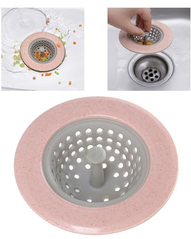 Zerodis Empêche la Passoire de Lavabo de Blocage Maintient l'évier Obstruction Anti-bloquants Faciles à Nettoyer pour Les égouts Plancher Cuisine avec Un Filtre en Silicone à Lave-Vaisselle