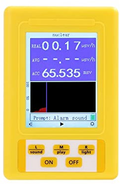 Misuratore EMF, BR-9C. Rilevatore nucleare for radiazioni elettromagnetiche portatile 2-in-1 EMF. Contatore di geiger full-funzionale del misuratore