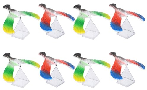 SOIMISS 8pcs Balancing Eagle Bird Engaging Finger Balance Plaything for Promotes Coordination and for Home Decor and Collectors Vintage Educational Fun