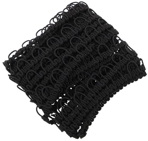DIYEAH Elastico in Pizzo Asole e Bordi Curvi Per Cucire Abbellimenti Fai Da Te Per Costumi e Nastro Elastico Da Metri Per Rifiniture Di e Decorazioni Artigianali