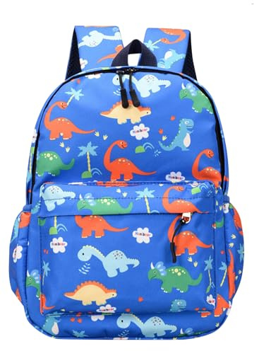 Kids Backpack, Toddler Backpack, Backpack Kindergarten Boy, Dinosaur Backpack School Backpack, Kids Hiking Backpack, Kindergarten Canvas Holiday Travel School Bag Outdoor Backpack for 3-6 Years Old