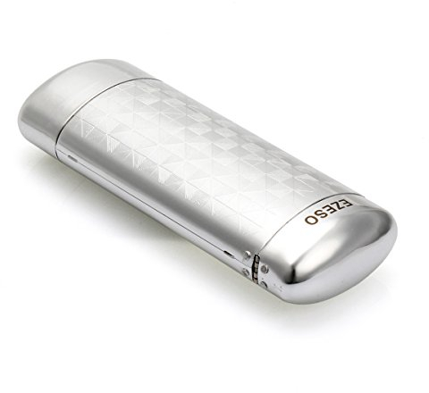 EZESO Étui à lunettes en plastique dur (silver)