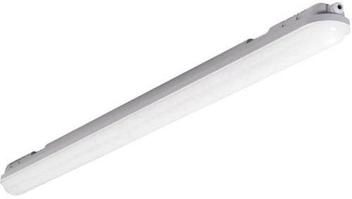 Kanlux MAH LED N LED-Feuchtraum-Wannenleuchte LED LED fest eingebaut 40W Neutralweiß Grau, 22604
