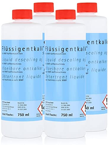 WMF Flüssigentkalker 750ml für WMF Kaffee- und Espressomaschinen (4er Pack)