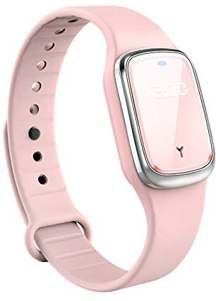 FengHP Ultrasonic Mosquito Repellent Bracelet Rechargeable Smart Electronic Anti-Mosquito Repellent Watch with LED Time Display Wristband Band for Adult Children