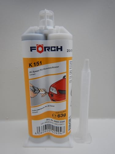 FÖRCH REPARATUR 2K SPEED K151 - Adesivo in plastica, 2 componenti 60 g (1)
