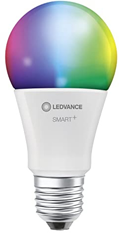 LEDVANCE Lampada LED intelligente con tecnologia WiFi, E27-base ottica opaca,Colori RGBW modificabili, colore della luce modificabile (2700K-6500K), 1521 Lm,3-Confezione