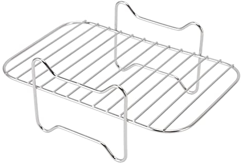 Natudeco Air Fryer Rack Fryer Rack Grill Déshydrateur Rack pour Double Panier pour Ninja Food 8QT Cuisine Friteuse pour Cuisson Cuisson Rôtir Griller