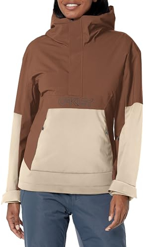 Oakley Thermonuclear Protection Throwback Thursday Insulated Anorak Jacket Giacca, Humus/caraffa, M Donna