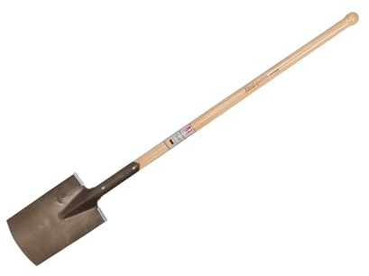 IDEALSPATEN Strumento di scavo a pala lunga Berliner dal 1899 (IS130) | Made in Germany - Vanga da scavo professionale di grado commerciale che supera le pale, peso 2,7 kg, lunghezza 130,3 cm