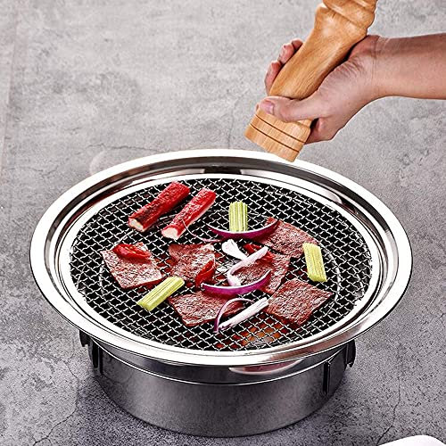 Parrilla de Barbacoa de Mesa, Parrillas de Barbacoa de carbón Redondas, Parrilla de Barbacoa de Mesa, Estufa de Barbacoa para ahumadores