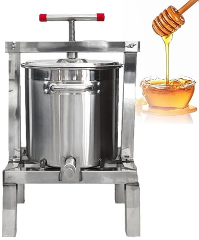 Prensa Hidroprensa De Acero Inoxidable, Prensa De Sidra, Extractor Manual De Miel De Acero Inoxidable, Triturador De Fruta, Palanca De Prensa Giratoria, Para Hacer Sidra