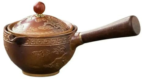 360 Rotation Tea Maker and Infuser Ceramic Tea Cup for Puer Porcelain Chinese Gongfu Tea Cup Flowers Exquisite Shape