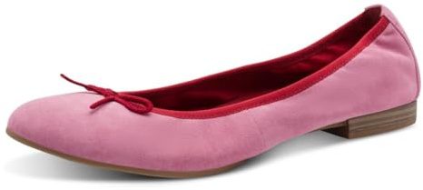 Tamaris Ballerina för kvinnor 1–22116-41 ballerinaskor, rosenkam, 38 EU