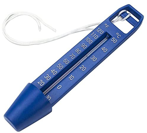 [Großes schwimmendes Poolthermometer] Wasserthermometer, tragbare 0-50 ℃ Temperatur für Außen- und Innenpools, Spas, Whirlpools, Fischteiche