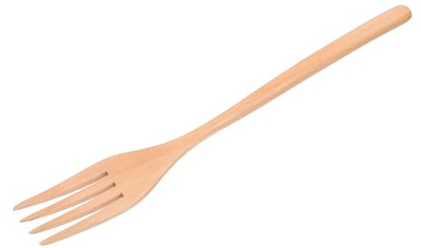 FIXOSHEE Horquilla De Tenedor Para Ensalada Tenedor De Ensalada Postres Tenedores Comiendo/Utensilios De Frutas De Cocina De Madera Marrón