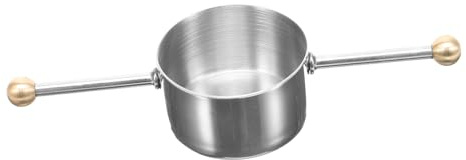 DECOMELODY Misurino Bar in Acciaio Inox Doppia Sfera Dosatore Professionale Cocktail Compatto per Barman e Appassionati Strumento Preciso per Distillati Tonic e Ricette Classiche