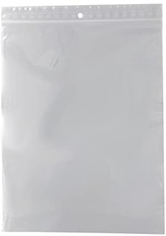 Lot de 100 sachets 190 x 250 mm fermeture zip Transparent. Sachet fermeture zip 19 x 25 cm 50u sac plastique compatible alimentaire et congélation de marque UNIVERS GRAPHIQUE REF UGZ190250
