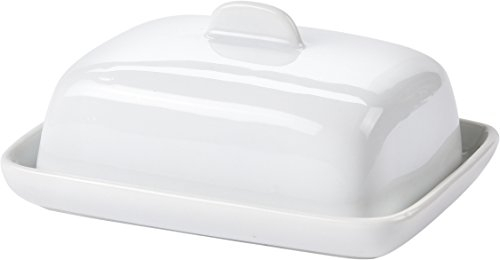 Extra Small Ceramic Mini Butter Serving Single Portion Dish Bowl with Lid (Rectangle)