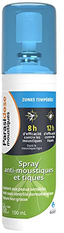 Parasidose Mosquitos Zonas Templadas Spray Anti Mosquitos y Garrapatas 100 ml