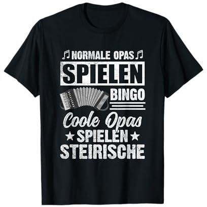 Akkordeon Steirische Ziehharmonika Harmonika Opa T-Shirt