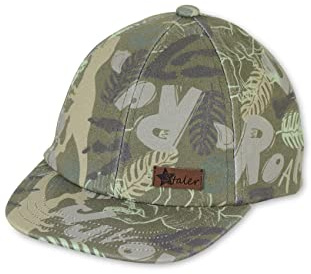 Sterntaler Unisex barn basebollkeps dinosaurie barnmössa, mörkgrön, normal, Mörkgrön