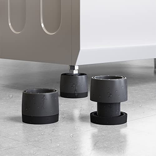 nediea Anti Vibration Pads for Washing Machine, Adjustable Anti-Slip Washer Rubber Isolation Pads, Universal Furniture Pads 4 Packs