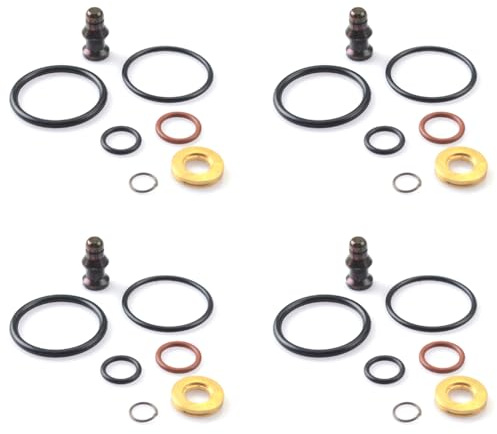 ROBUST 4x Pumpe Düse Dichtsatz Repsatz für A2 A3 A4 A6 Volkswagen Transporter T5 Caddy Golf Passat Polo Seat Leon Ibiza Altea Skoda Fabia Octavia Superb 1.9 2.5 Tdi 1417010997 038198051C