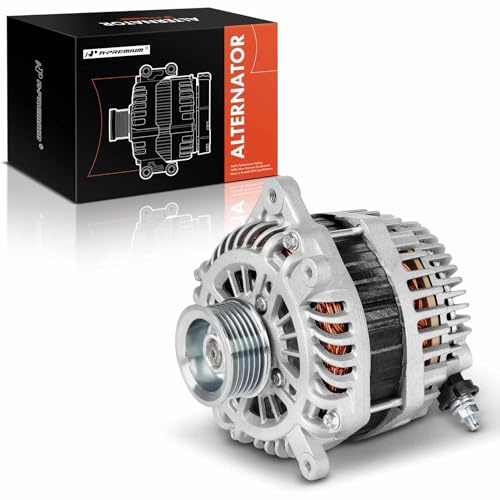 A-Premium Alternator Compatible with Infiniti Q50 2016-2022, Q60 2017-2021, 3.0L, 12V 150A 6-Groove Pulley Clockwise, Replace# 31004HK6A, A003TL0191