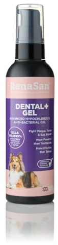 RenaSan Dental Gel, Removes the cause of Bad Breath, Plaque & Tartar, Soothes and Protects Gums, Mouth Disinfection, Protects Wounds, Antibacterial, Antifungal, Antiviral (100ml)