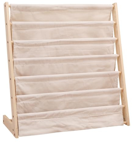 JARAGAR Bücherregal Kinder, Kinder Bücherregal Mehrschichtige bewegliche Lagerung Regal Kindergarten Bücherkiste für Bilderbuch, Kinderzimmer, Schlafzimmer, Zeitschriften