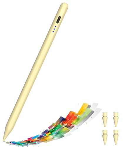 Pencil 2 Generazione per iPad 2018-2024, 15 Minuti di Ricarica Rapida Pencil per iPad, Penna per i Pad 6-11ª Pro 11/12.9/M4 M5, Air 3-5ª/M2 M3, Mini 5/6ª