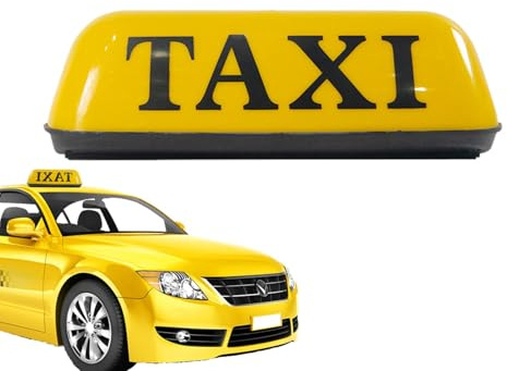 Generisch Taxi Licht für Auto, Vintage -Taxi -Dachschild - Taxi -Dachlampe, Retro -Taxi -Dachschild, Taxi -Dach -Licht, Taxischild für 12 -V -Auto