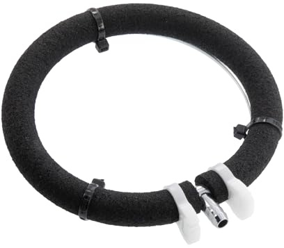 VIALIA Belüfterring für Koi Teich, Ø 17 cm Luftausströmer | Extrem feine Perlung für max. Sauerstoff, Fischfreundlich & sicher für Koi, Einfaches Stecksystem & sinkt von selbst