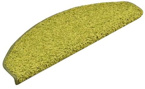 vidaXL Stufenmatten 30 STK. 65x21x4 cm Grün Halbrund Groß